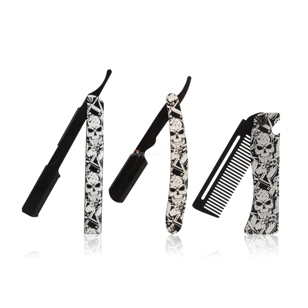 Straight Razor Safety - Zestaw do golenia 2026 Barber: składana