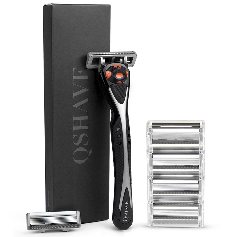 Straight Razor Safety - Ręczna golarka QSHAVE Black Spider Man