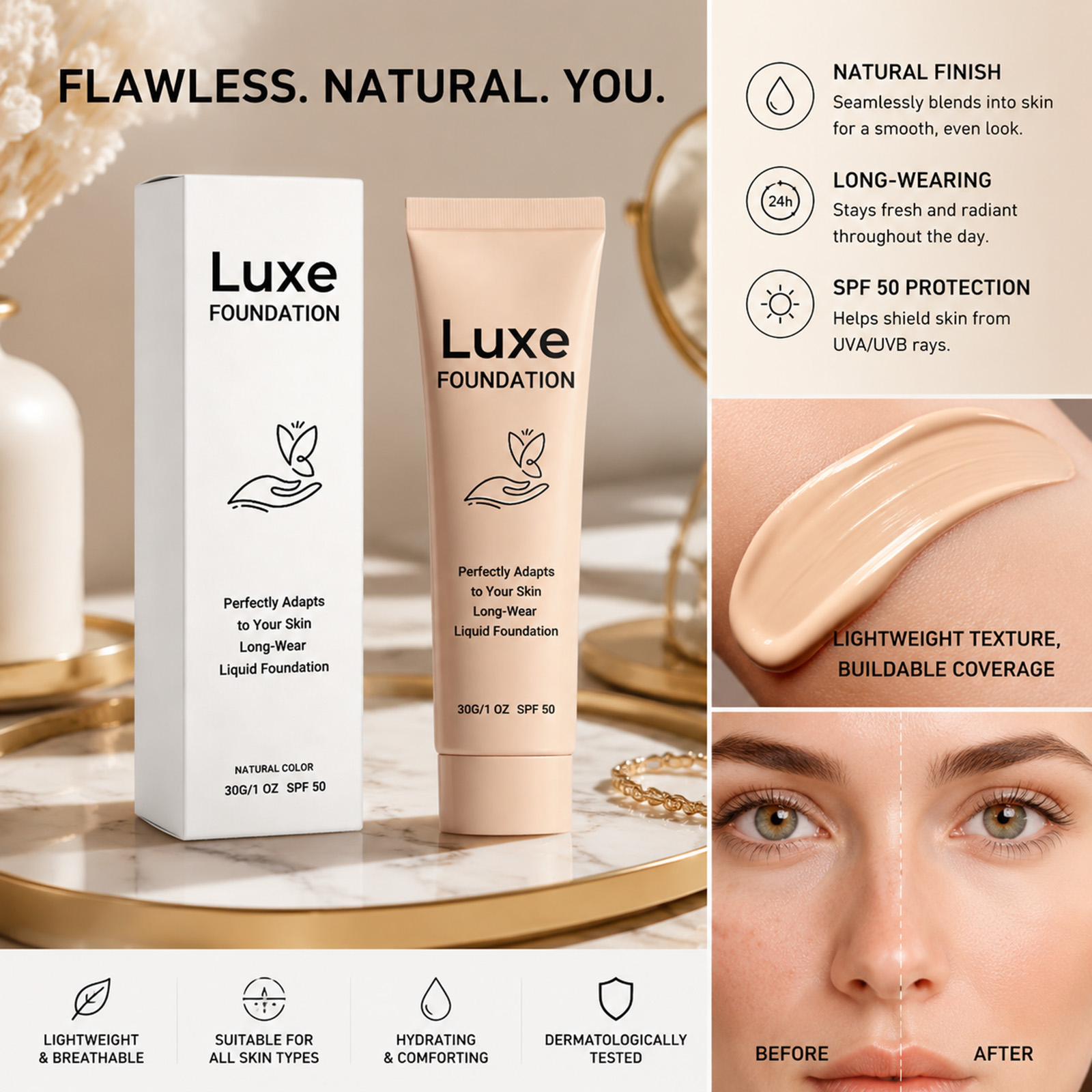Podkład do twarzy zmieniający  – Face Moisturizer Spf recenzja i cena