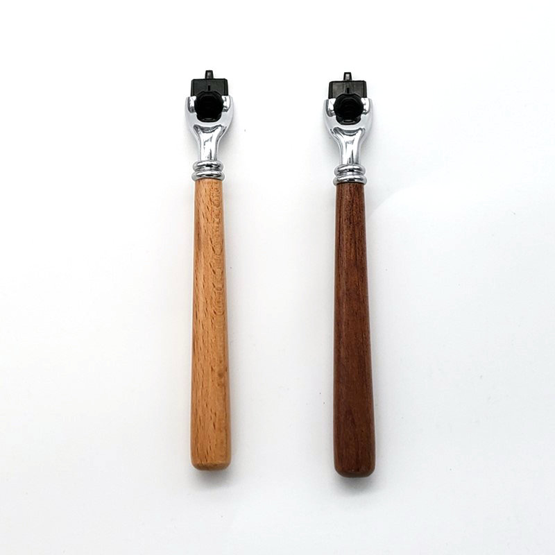 Męskie drewniane długie uchwyt – Straight Razor Safety recenzja i cena